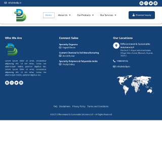 Differentiated & Sustainable Solutions LLP site
