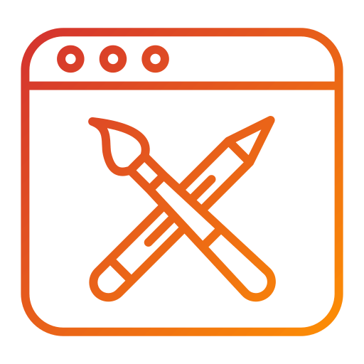 Customized Web Design Icon