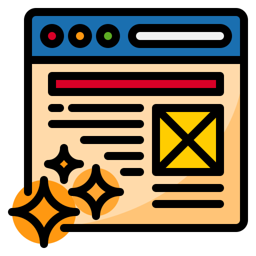 Unique Page Design Icon